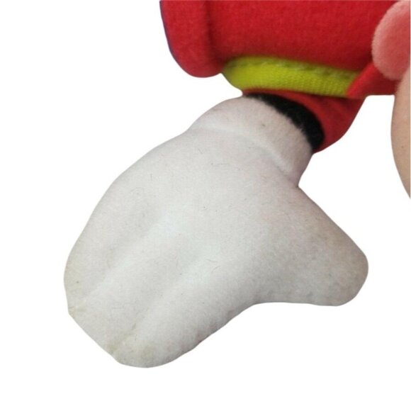 Disney Mickey Mouse 8 in Plush Clip On Backpack Orange Stretch Cord Fisher Price - Picture 7 of 9